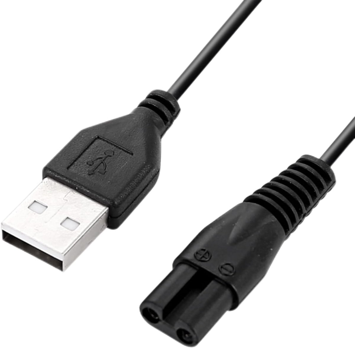 SnelShoppen - Vervangende Universele Oplader USB voor Scheerapparaat en Haartrimmer | Oplaadkabel voor Elektrisch Scheerapparaat, Compatibel met Diver