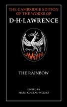 Zwarte boekomslag met witte tekst: The Cambridge Edition of the Works of D.H. Lawrence, The Rainbow, met een fenix-logo.