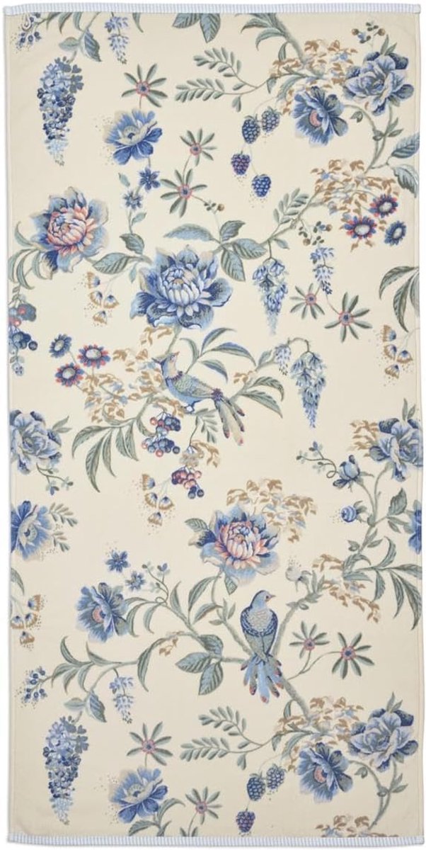 Luxe Badhanddoek 70x140 Bloemenpatroon Katoen