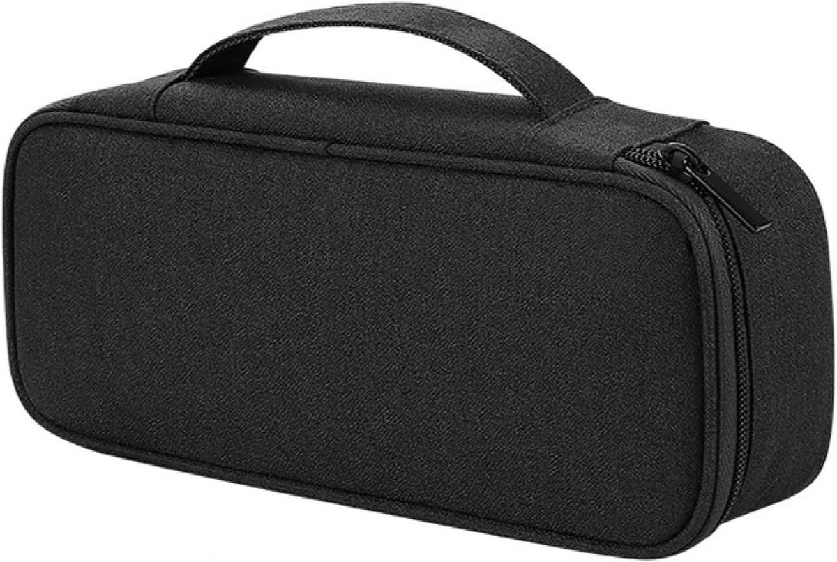 SnelShoppen - Cable Organizer Bag - Elektronische Accessoire Organizer - Universele Reistas voor Kabels, Powerbank, Harde Schijven - Zwart - Mittelgro