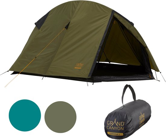 Grand Canyon Cardova 1 Tent - 1-2 persoons - kamperen - groen