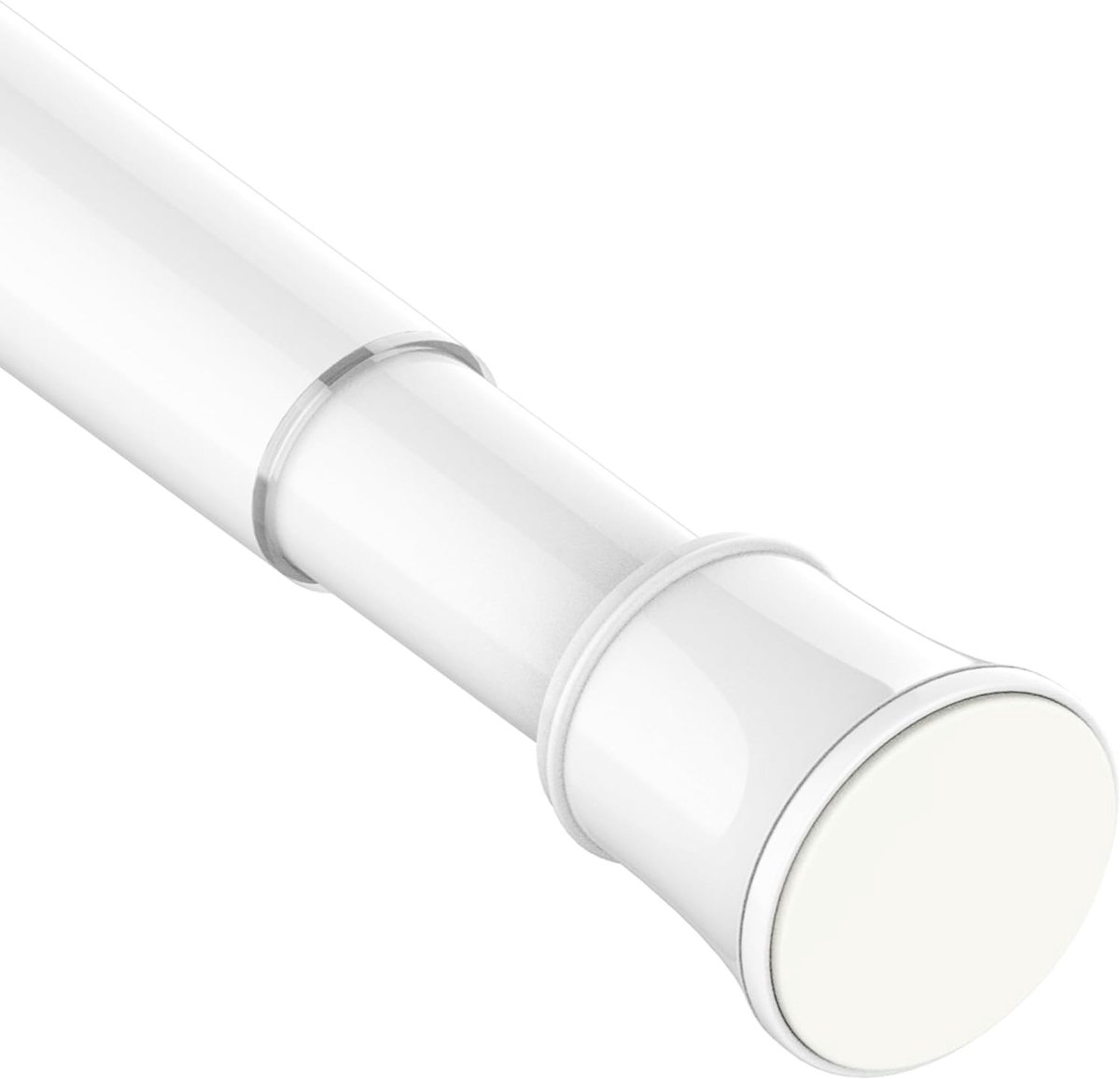 SnelShoppen - Verstelbare Gordijnroede 85-160cm - Telescopische Rookkleurige Stang met Spanner - Ideaal voor Kledingkast, Douche, Slaapkamer en Deur -