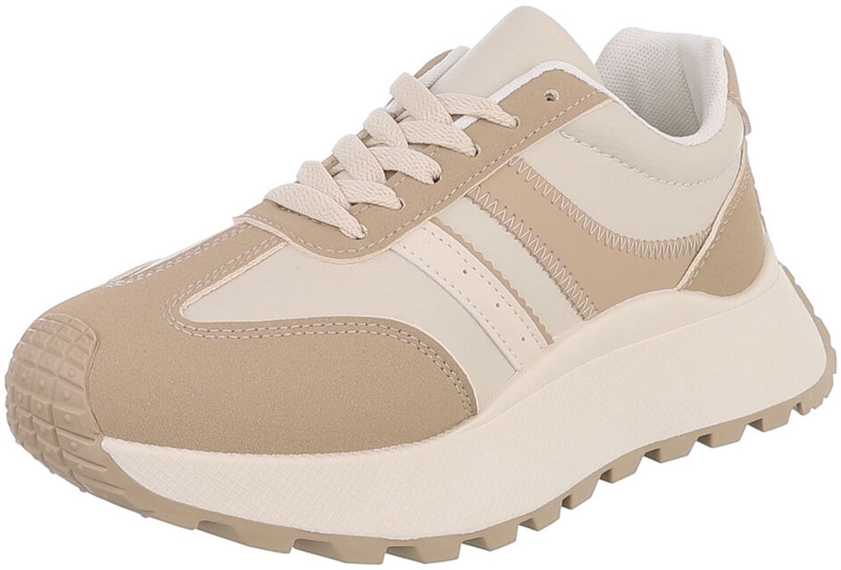 Sneaker - Vetersluiting en profielzool - Unisex dagelijks gebruik Mt:40
