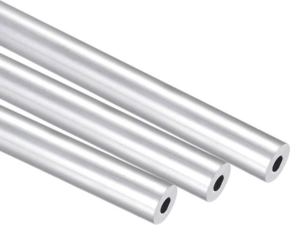3 Stuks 6063 Aluminium Ronde Buis. 6mm OD 2mm ID 300mm Lengte Metalen Naadloze Rechte Buis Aluminium Pijp voor Woninginrichting. Machines. DIY Handwerk