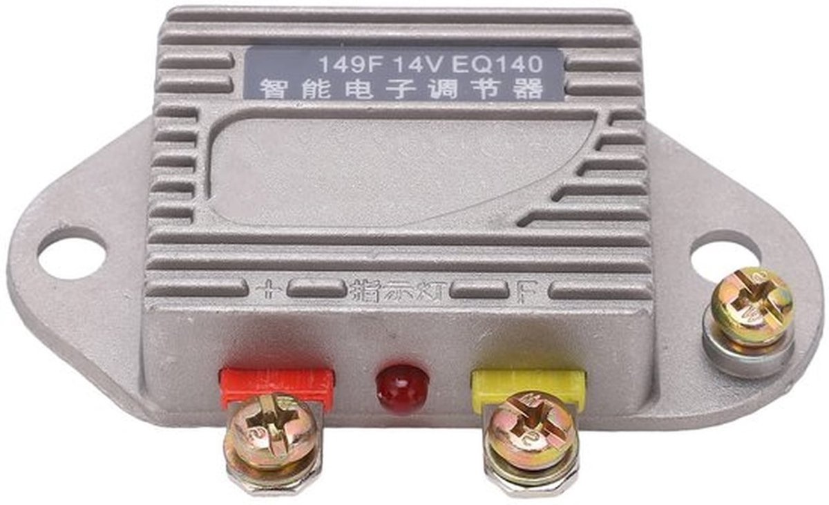 14V Generator Spanning Elektronische Regelaar, JFT149F Aluminiumlegering Intelligente Spanningsregelaar, voor EQ140 Generator Regelaar Oplader