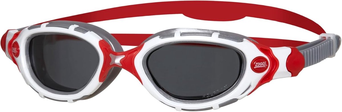 Thijox - Gepolariseerde Zoggs Predator Flex Zwembril voor Volwassenen - Comfortabele en Duurzame Zwembril voor Buiten en Binnen - Ideaal voor Zwemmen,