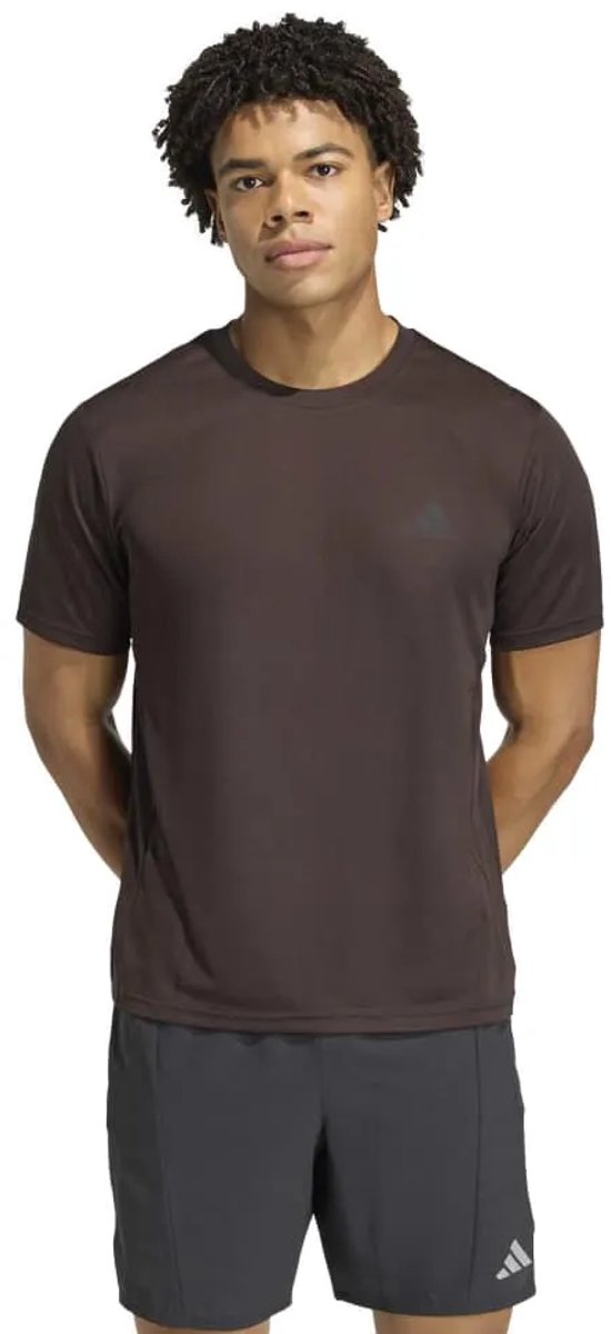 Adidas Workout Essentials Base T-shirt Met Korte Mouwen Regular Man Aurora Coffee