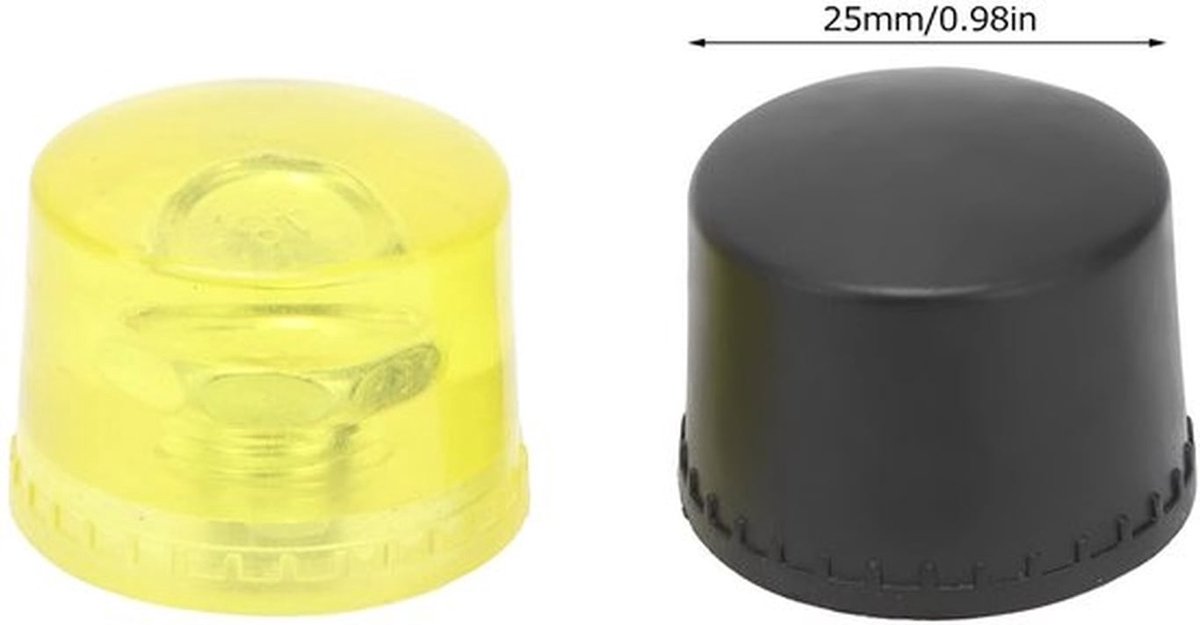 Hamerkop Rubber - Vervangset 4 Stuks - M8x1 Schroefdraad - Bescherming tegen Krassen - Schokbestendig - Gemakkelijk te Vervangen