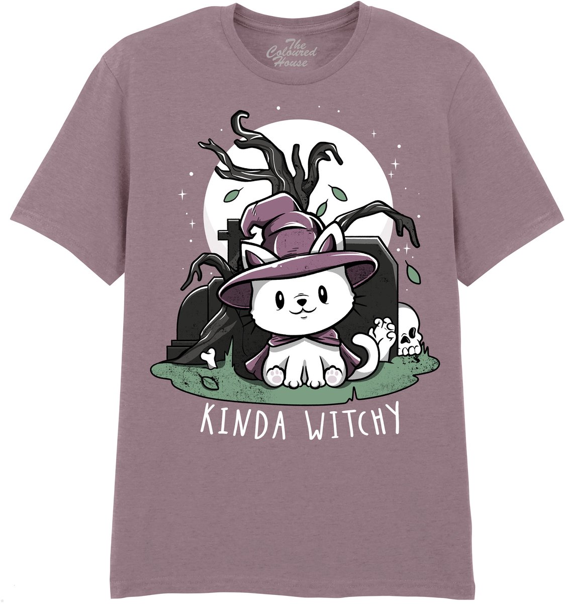 Kat Kinda Witchy The Coloured House T-shirt XXL