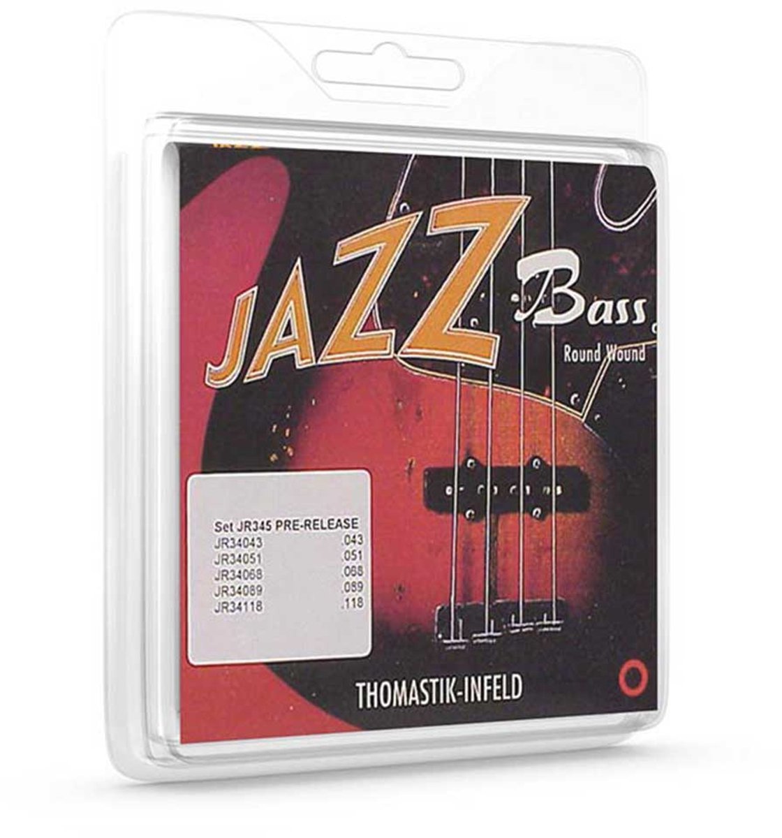 Thomastik JR345 Jazz Round Wound Bassnaren 5-Snarig (43-118)