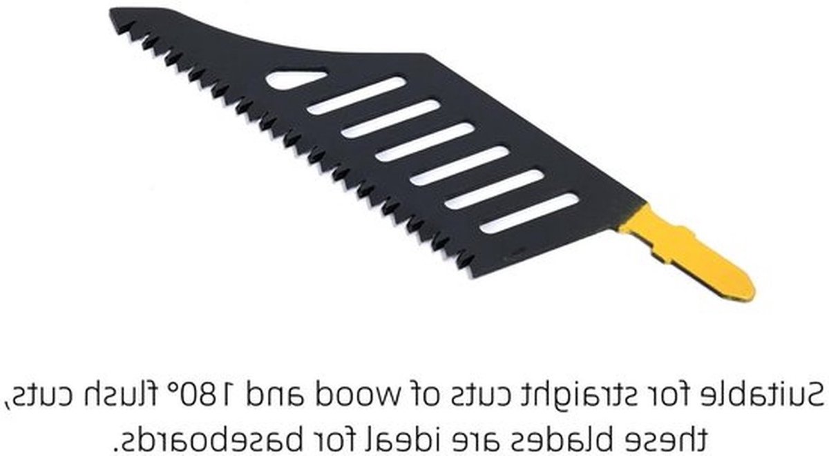 Set van 5 T-Shank Decoupeerzaagbladen, Geschikt voor 11 TPI en Diverse Merken zoals Bosch en Dewalt