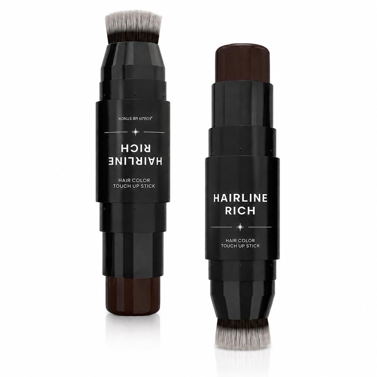 Solidchoice - Donkerbruine Haaraanzet Stick voor Natuurlijke Haarlijn
