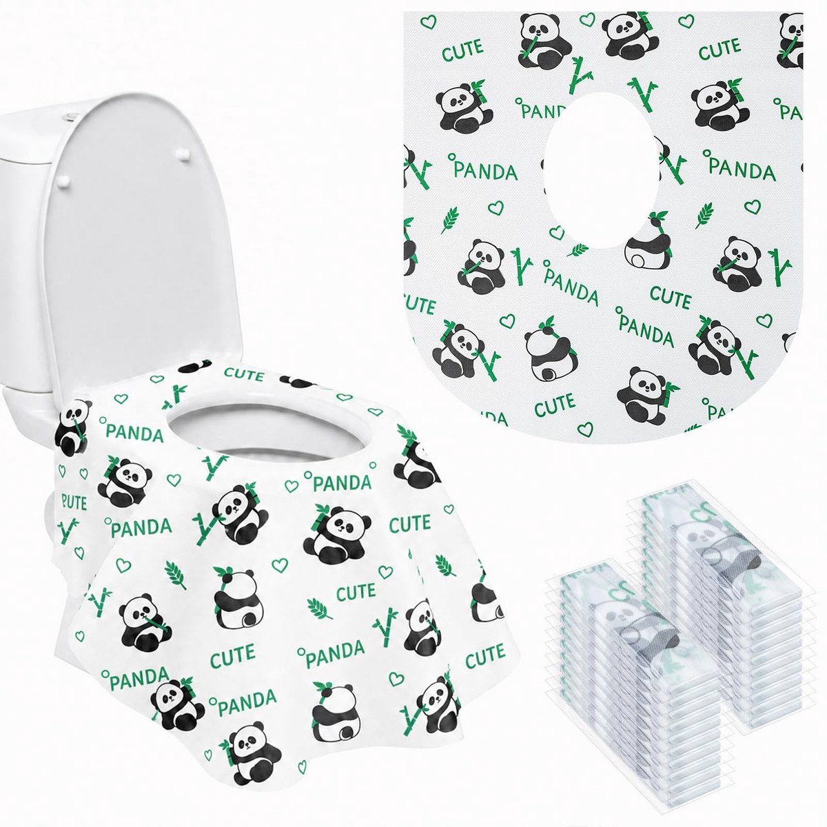Solidchoice - 20 Stuks Wegwerp Wc-Stoelhoezen XL