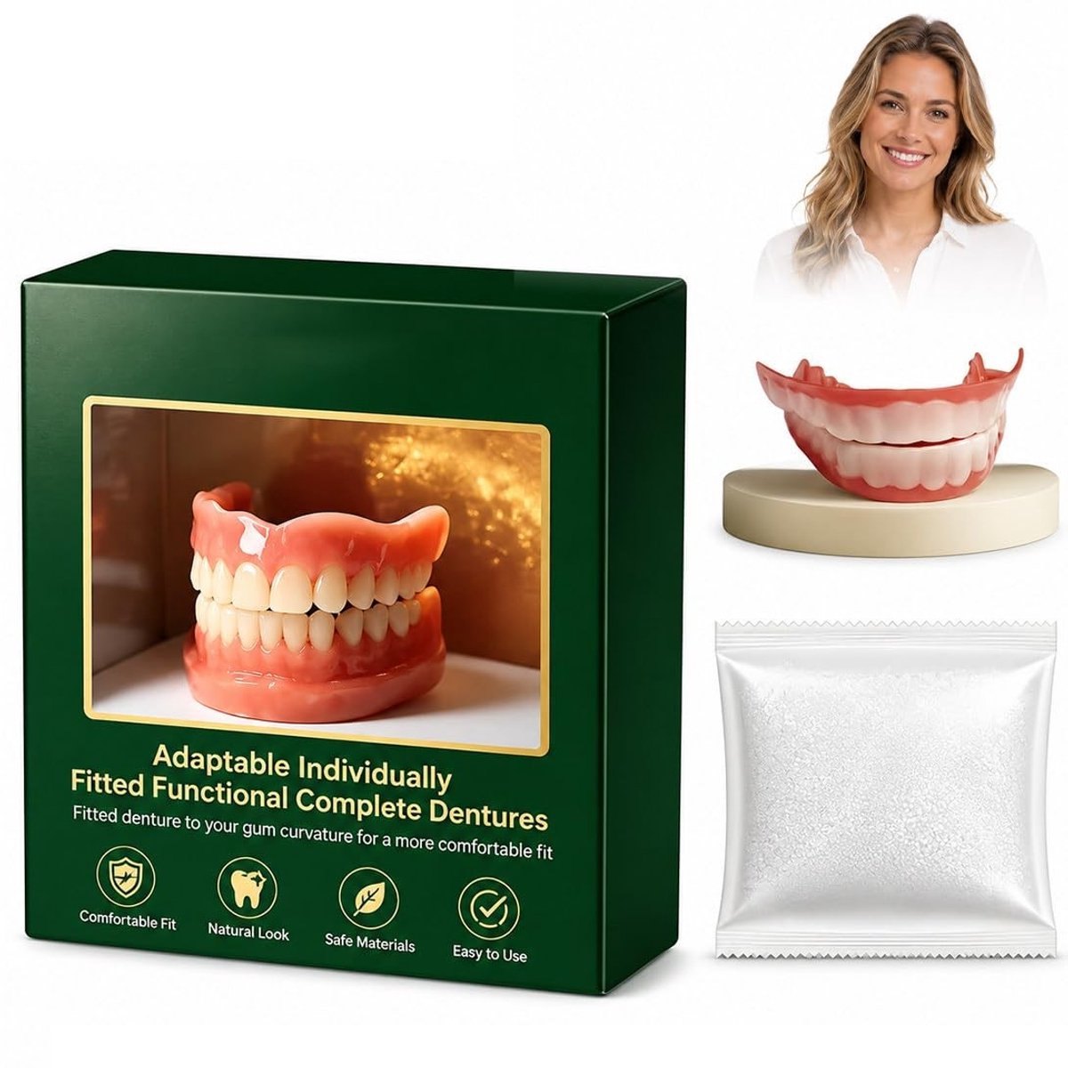 Solidchoice - Zelf aan te Brengen Tandheelkundige Veneers Set