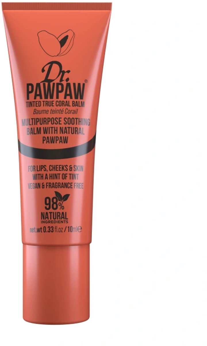 Dr PawPaw True Coral Lip Balm / Verzorgende koraalkleurige lippenbalsem 10 ml