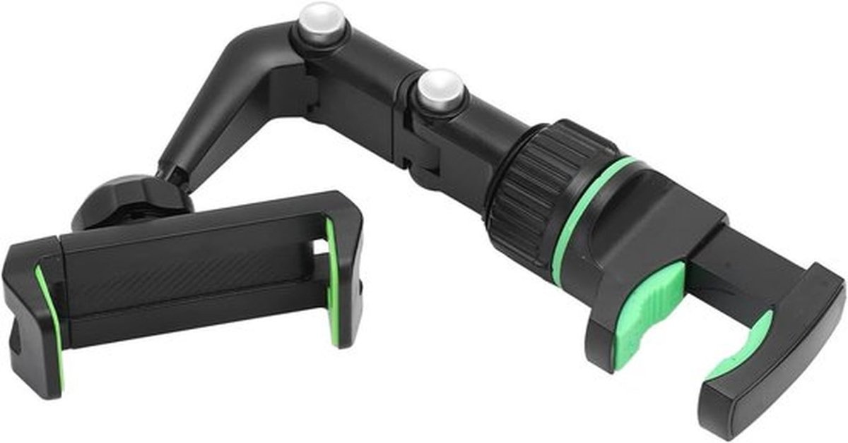 Gitaar Telefoon Houder - Plastic - Gitaar Hoofd - Forhing Video-opname - 10 Stuks Picks Vegen Doek - Geschikt voor Telefoon - Zwart