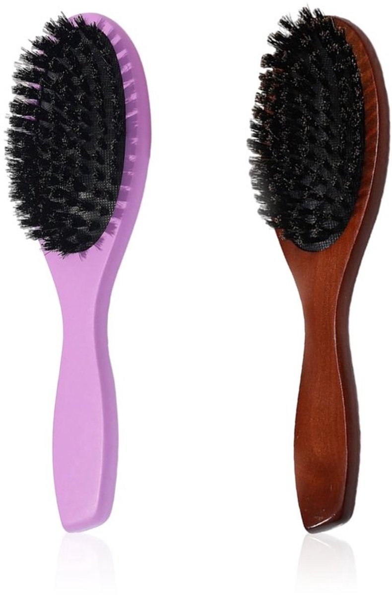 Luchtkussenkam - Houten Kam - 2 Stuks - Hoofdleer Massage - Duurzaam Lotushout - Antibacterieel en Hygiënisch - Haarkam