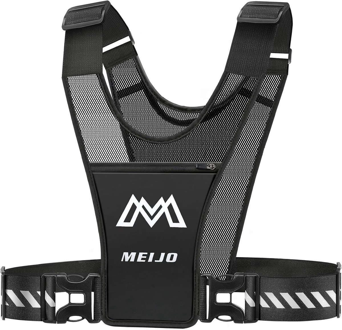 Loopvest - Zwart - Verstelbaar - Reflecterend en Waterdicht Hardloopvest voor Dames en Heren
