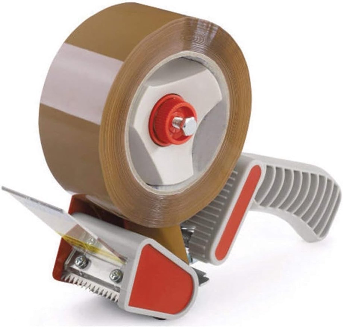 Plakband Dispenser - Zwart - 50 mm - Ergonomische Handgreep - Voor Verpakking en Knutselen