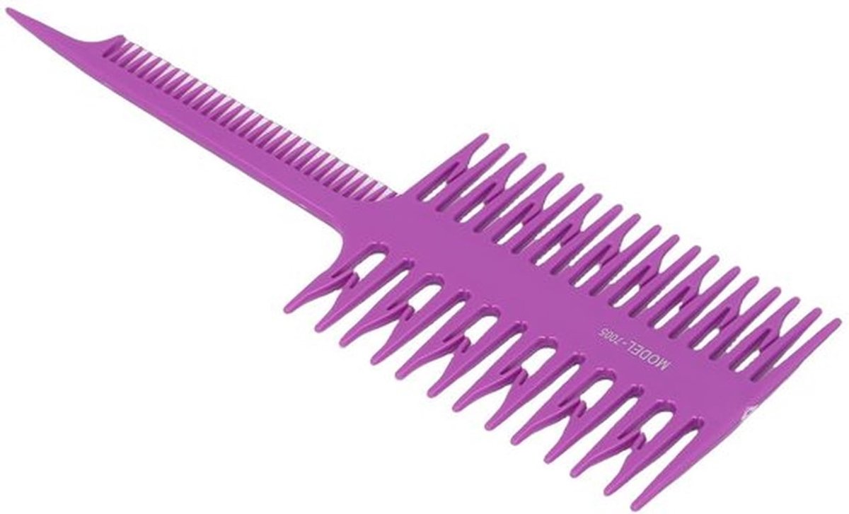 Haarverfgereedschap Professioneel - Dubbelzijdige Haarkam - ABS Materiaal - Voor Salon/Doe-het-zelf - 8,46x2,95" - Comfortabele Ervaring