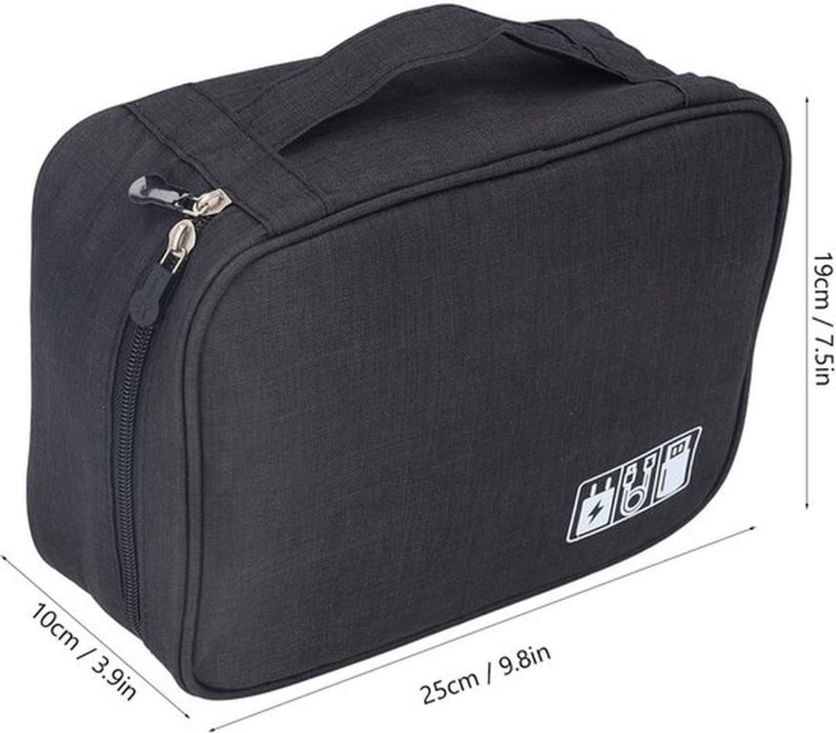 Koffiemachine Tas Draagbaar - Opbergtas - Multifunctioneel - Zeildoek/Spons - 25 x 19 x 10 cm - Lichtgewicht 192 gram