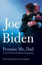 Boek kaft met Joe Biden die een andere man omhelst. Titel: Joe Biden Promise Me, Dad.