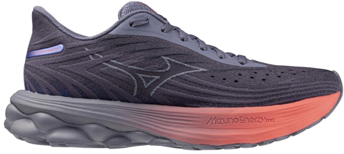 Mizuno Wave Skyrise 6 - Hardloopschoen - Dames Blue Granite Icelandic Blue Striking Cor - 6.5