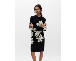 OBJRAY L/S KNIT DRESS AOP NOOS