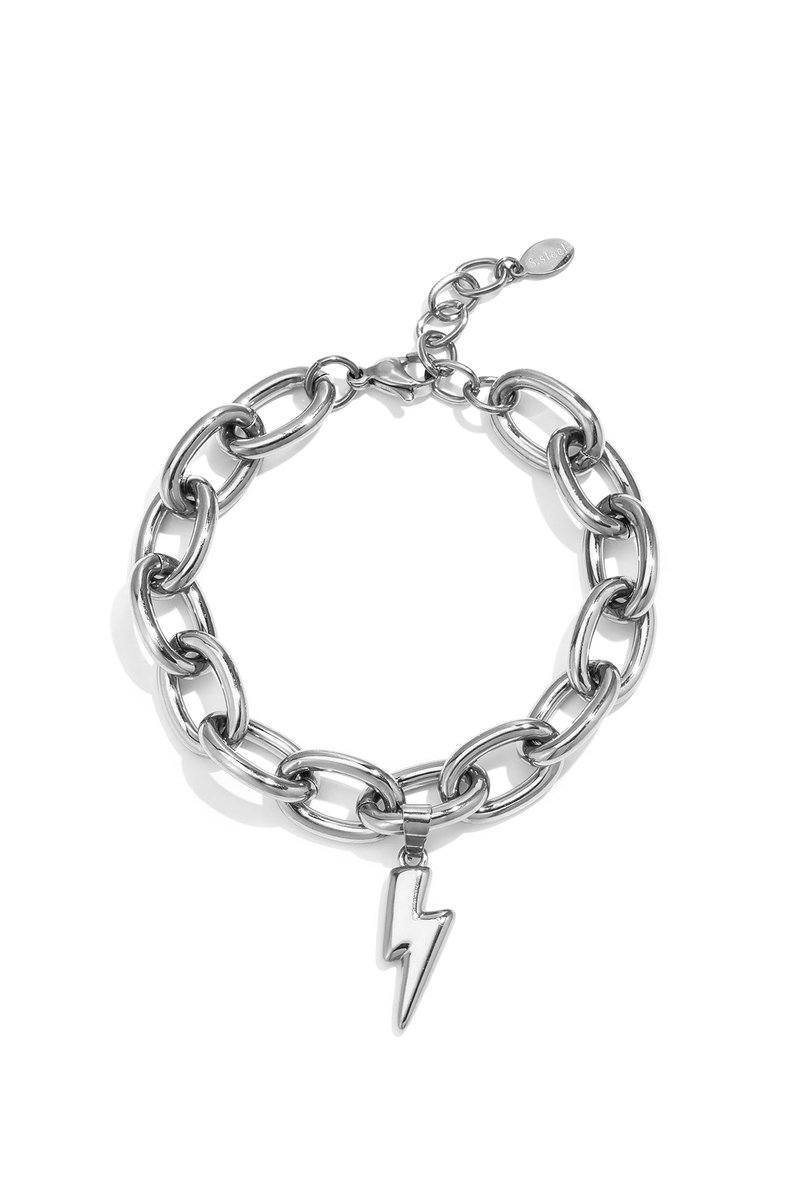 Roestvrijstalen bedelarmbanden, casual, dagelijkse, eenvoudige serie, damessieraden - Goudkleur