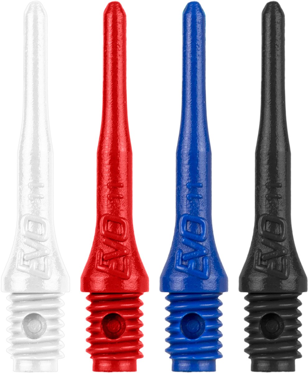 Bull's EVO Std. Points 100 stuks Zwart