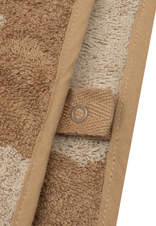 Jollein Badponcho - 100% Badstof - 1-2 jaar - Jacquard - Teddy Bear Reversible van Merkloos — afbeelding 2