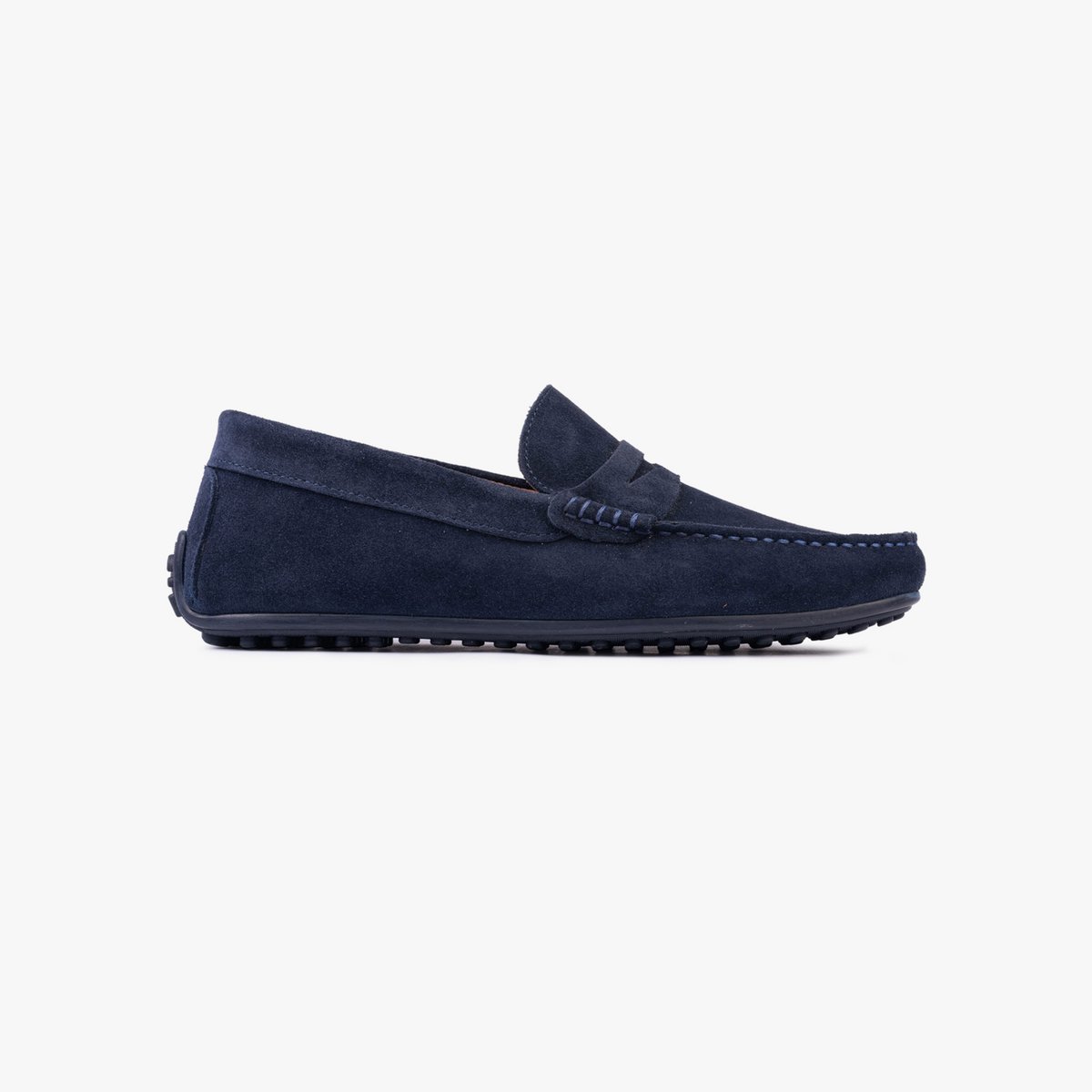 Omnio bjorn loafers heren navy suède