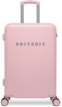 SUITSUIT Koffer 65x44x25 cm - Reiskoffer medium - TSA Slot - 60L - Evolution - Powder Pink