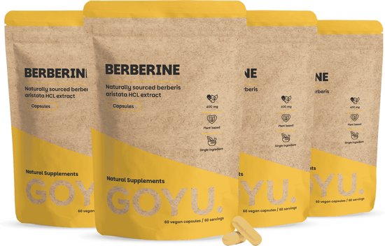 GOYU® - Berberine Extract Capsules 400 mg Multipack 240