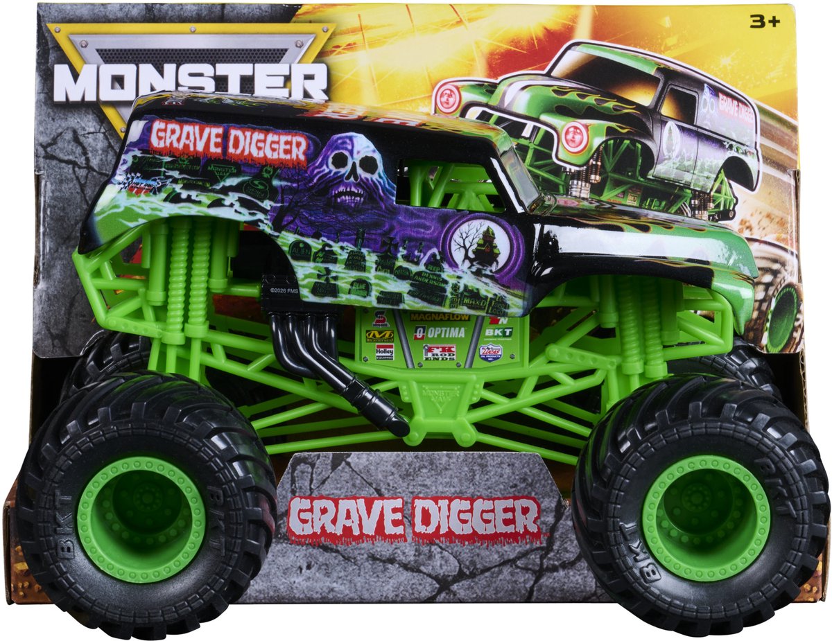 Monster Jam Grave Digger Monster Truck 1:24