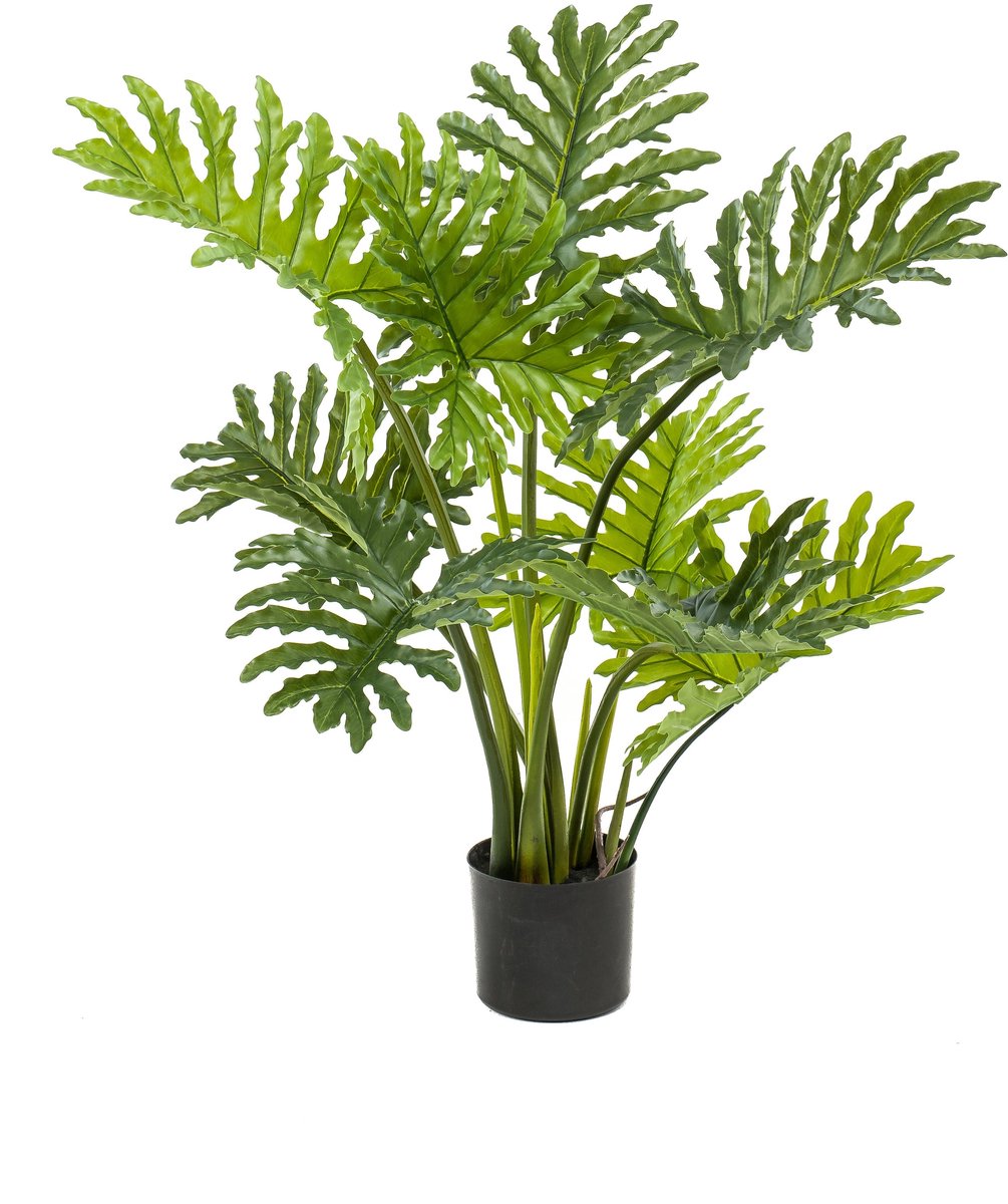 Emerald Kunstplant Philodendron Selloum 80cm - Kunstplant voor binnen Groen