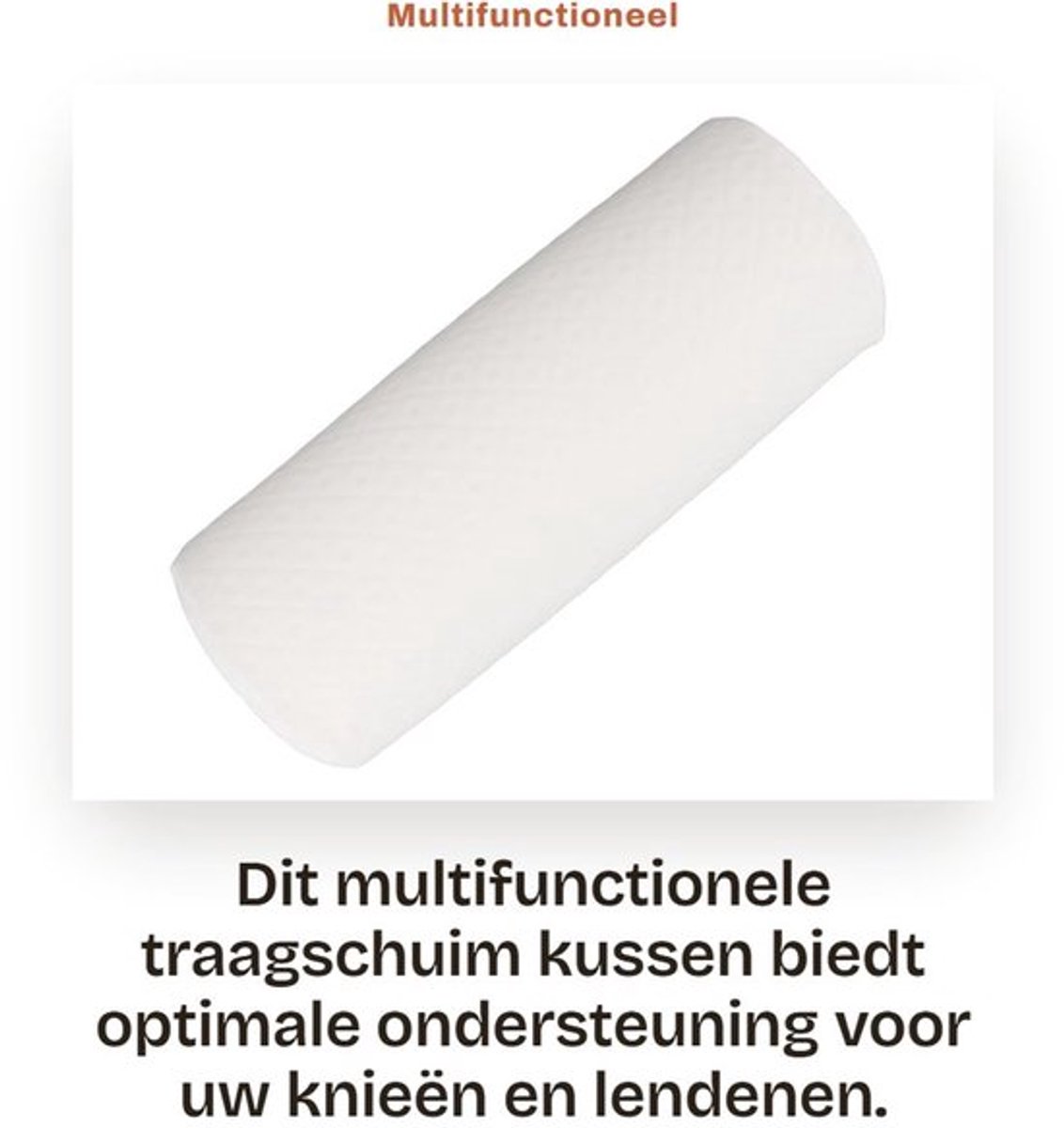Kniekussen Ergonomisch Ontwerp - Beenkussen - Steunkussen voor in Bed - Kniekussen voor in Bed - Multifunctioneel Kussen - Ondersteuning onderrug
