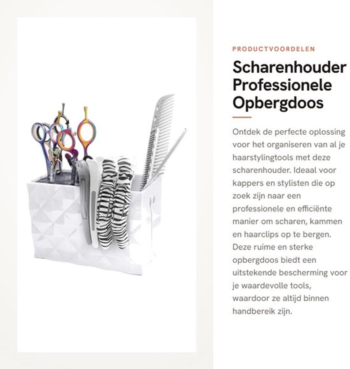 Schaarhouder Professionele Dubbele Koffer - Opslag voor Kappers - Gereedschapskist - Antislip - Elegant Design - Eenvoudig in Gebruik