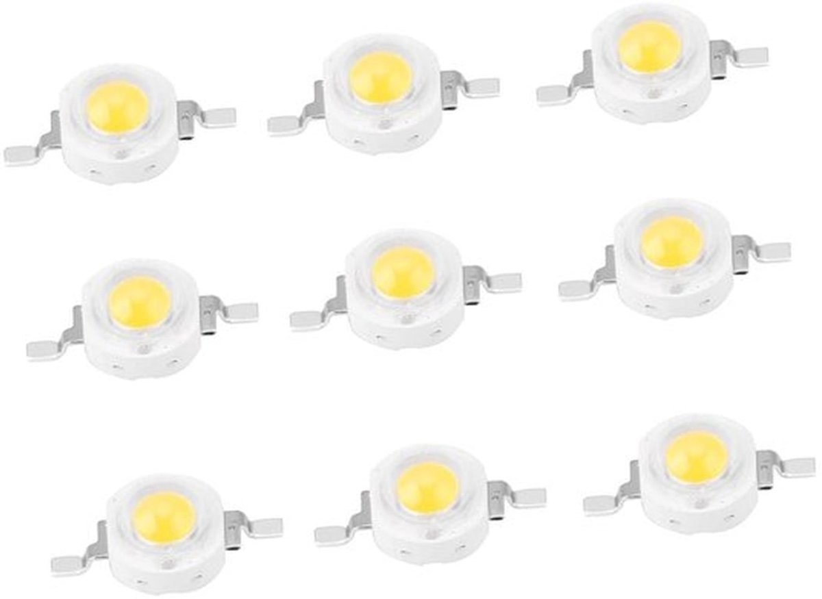 Chip LED - 50 Stuks 5V LED - Hoogkracht Kralen - Warmwit - Lichtgevende Dioden - DIY Verlichtingsarmaturen - Voor Binnen en Buiten