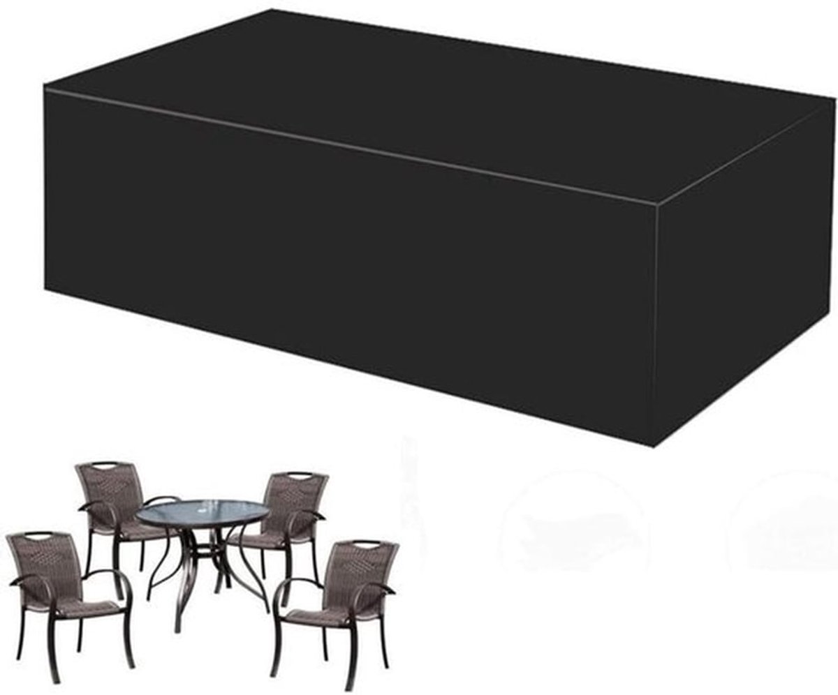 Beschermhoes voor tuinbanken, afgeschikt vooringen 315 x 160 x 74 cm, water- en stofdicht, geschikt voor tuinmeubelen, tafels, stoelen en banken, stevig en duurzaam.