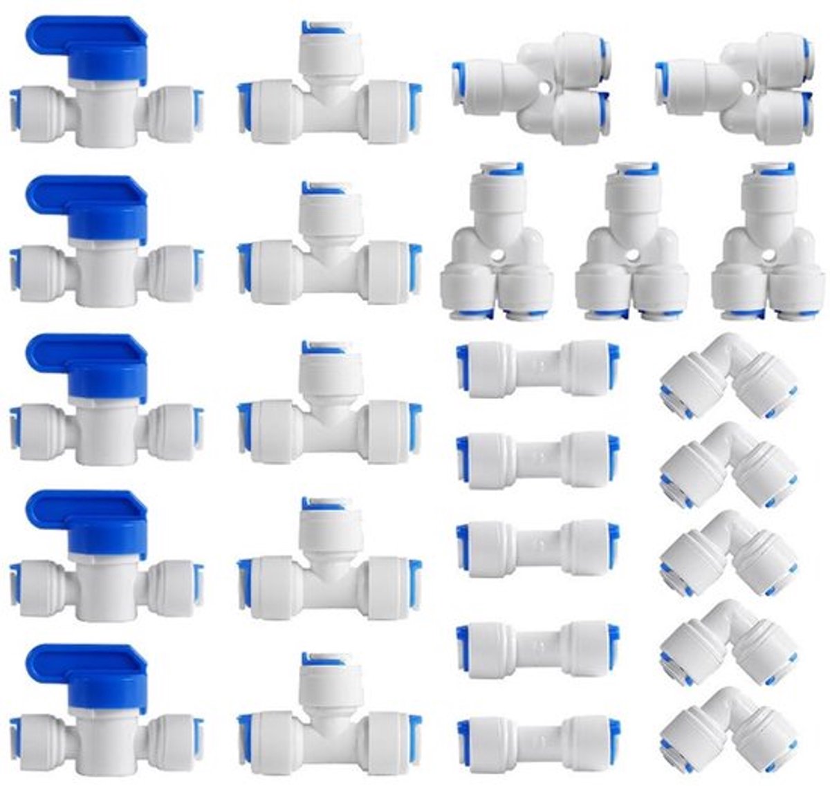 25 Stuks Universele Adapterfitting Waterfilterconnector