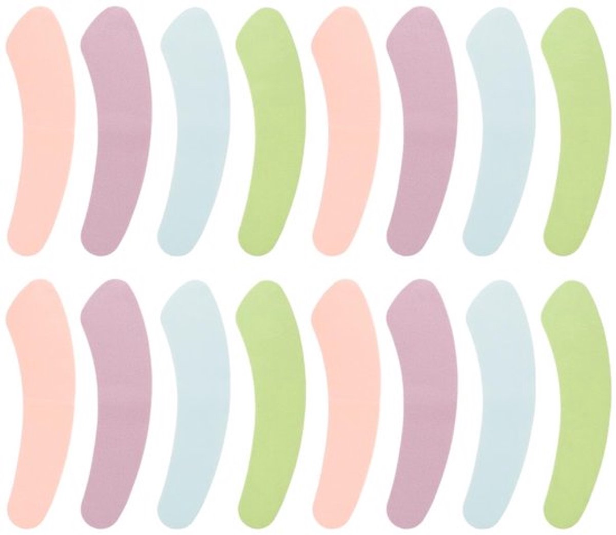 Homoyoyo 8 paar toiletstoelkussens, deels herbruikbaar en wasbaar kussen voor toiletbrillen, antislip, gekleurde pads voor comfortabel en warm gebruik in de winter