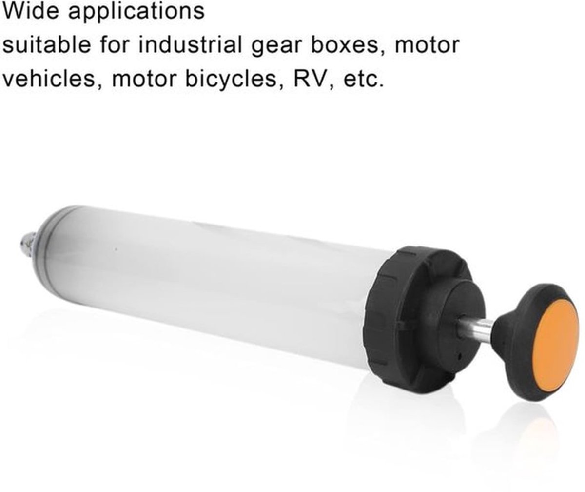 Olieextractor 500ml - Vloeistofpomp Elektrisch - Handmatige Extractor - Afneembare Slang - Transparant Fleslichaam - Eenvoudig te Gebruiken