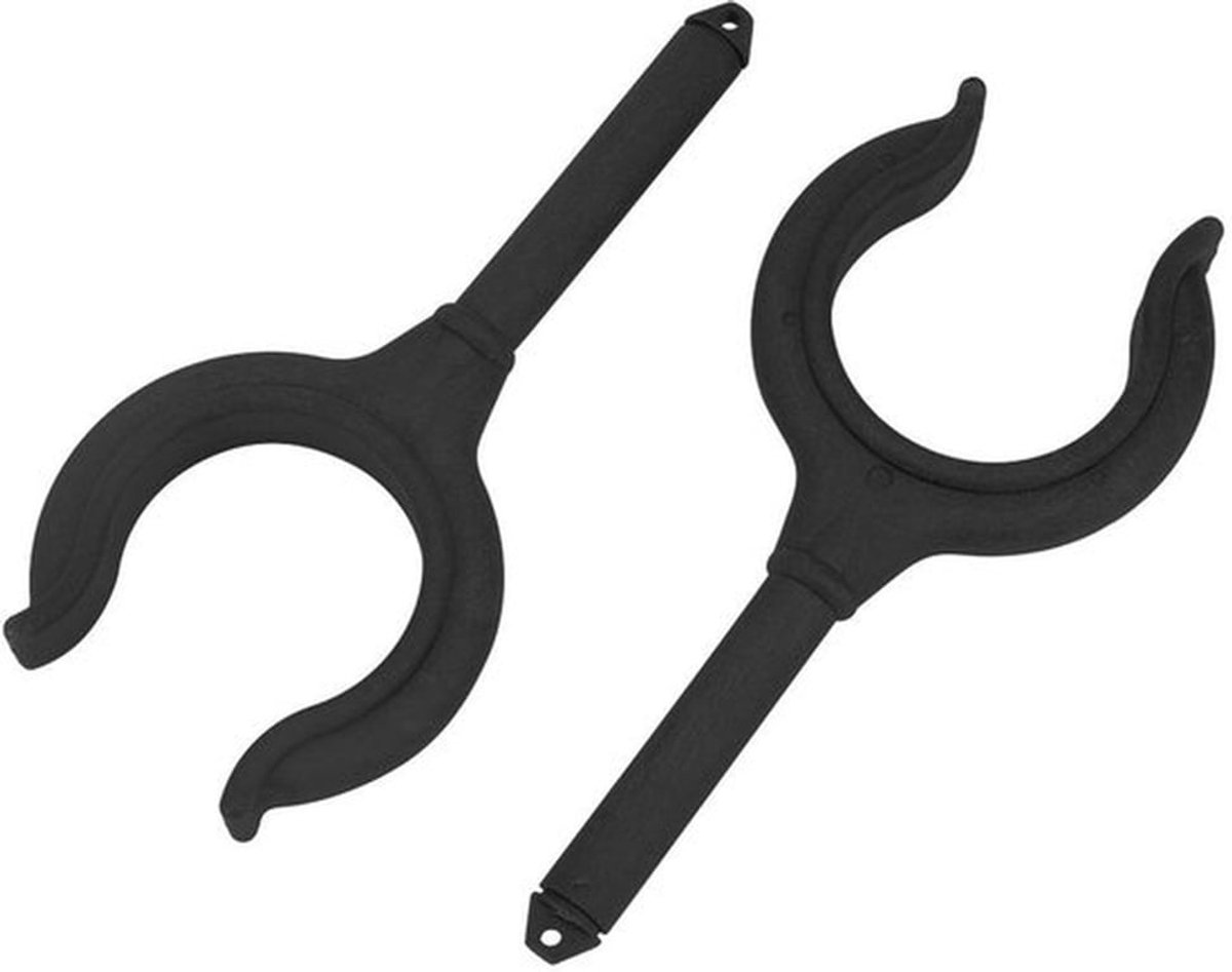 Roeihaken 2 Stuks - Plastic - Antislip - Lichtgewicht - Stevige Beugel - Geschikt voor Kayak/Dinghy - Roeihakenhouder