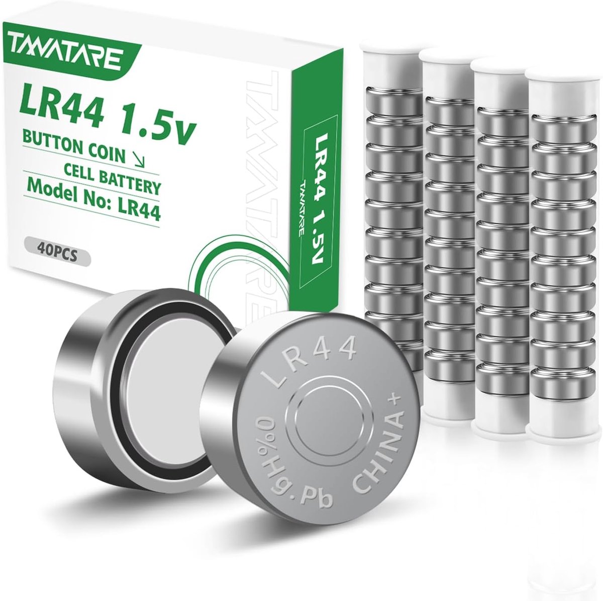 LR44 batterij 40-pack - 1.5V alkaline - langdurige prestaties - ideaal voor horloges - ShopVlot