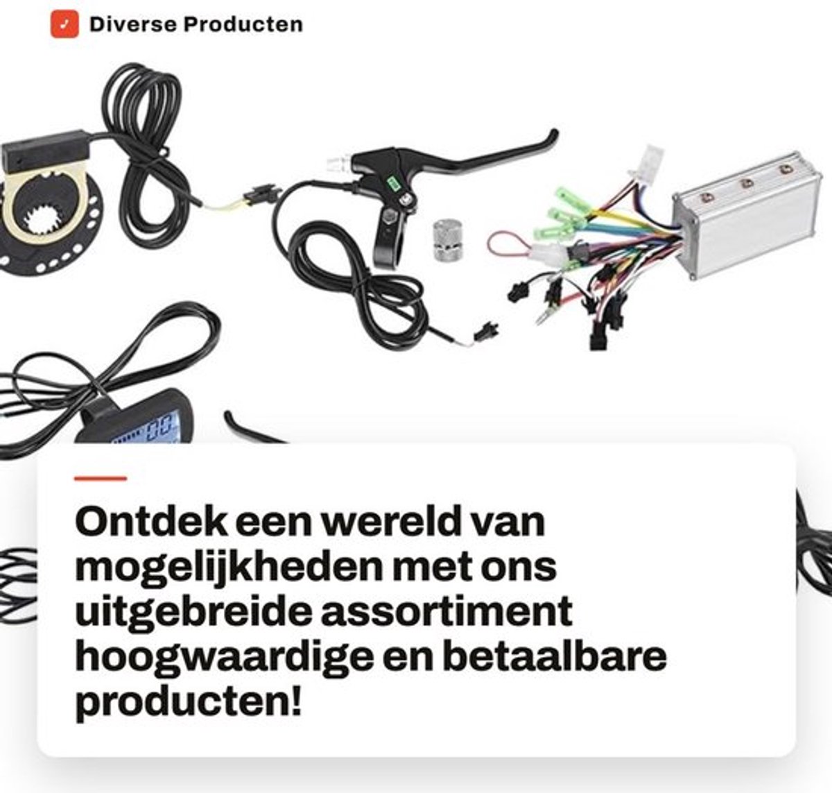 Producten Hoogwaardige Kwaliteit - Compleet Assortiment - Betaalbare Prijzen - Geschikt voor Thuisgebruik - LCD-paneel - After-sales Service - Elektrische Fiets