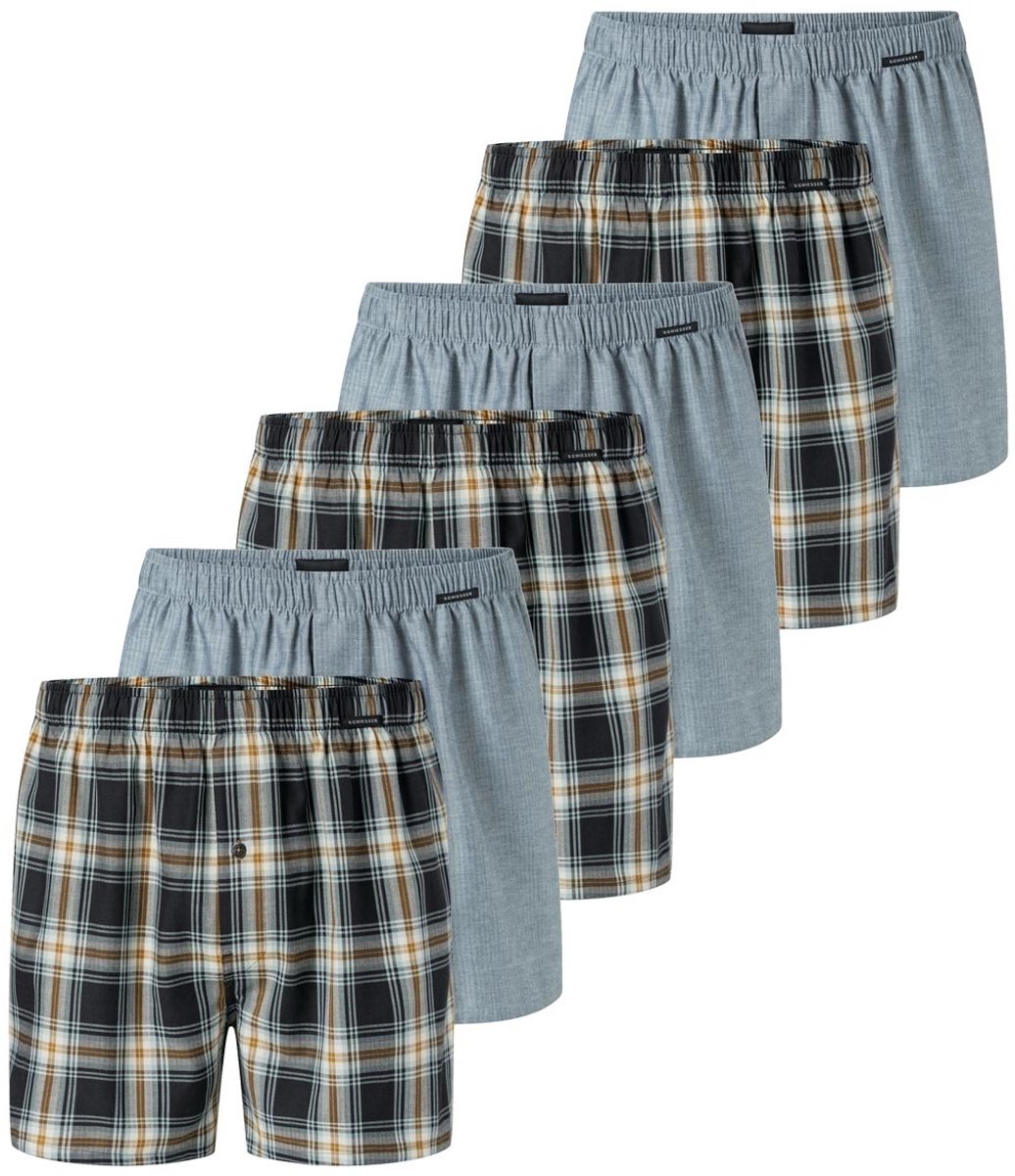 Schiesser Heren boxershort 6 pack Web