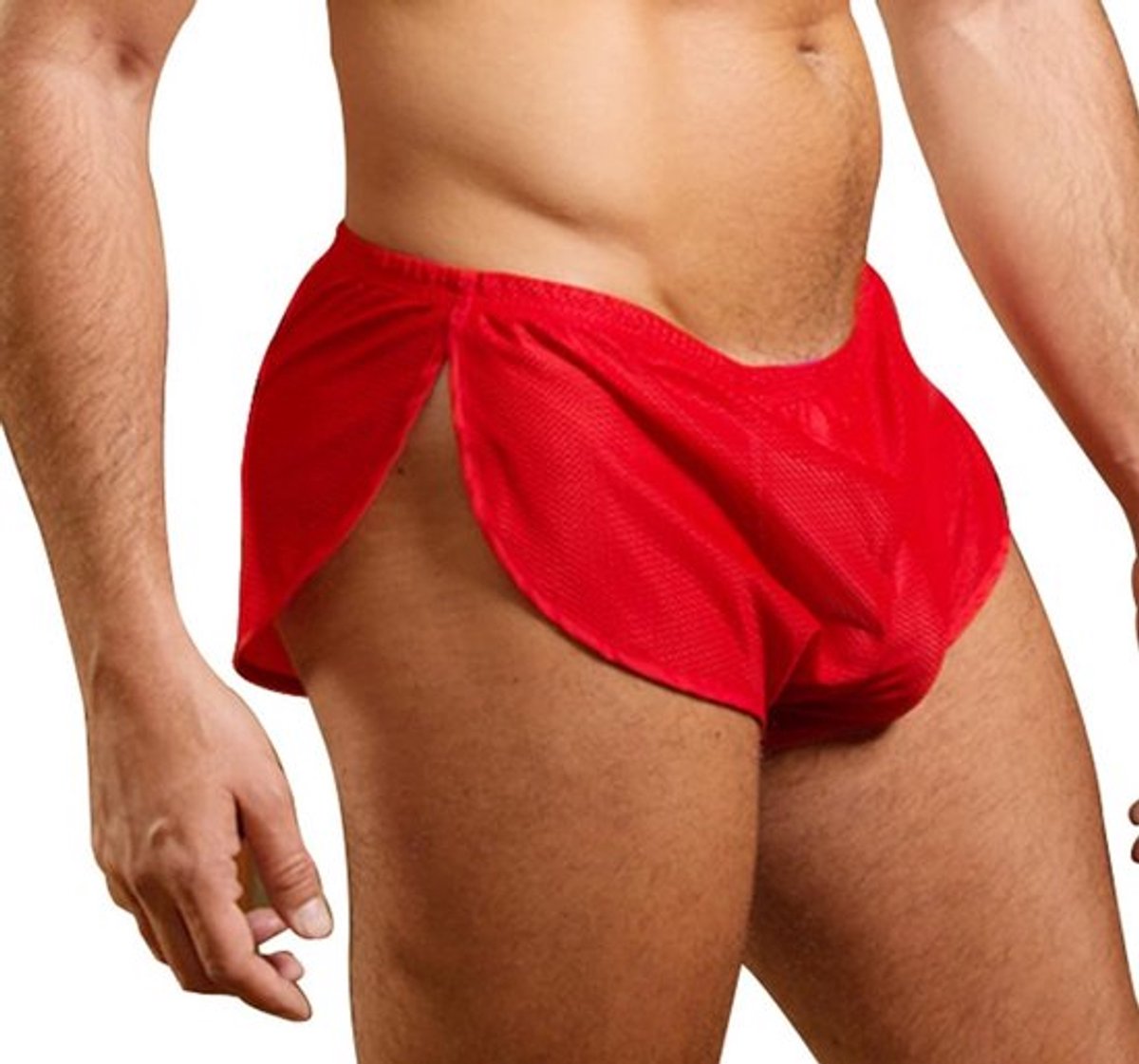 Boxers Heren - Extreme Mesh-Short - Gespleten Zijkanten - Ondergoed - Flexibele Stof - Comfortabele Pasvorm