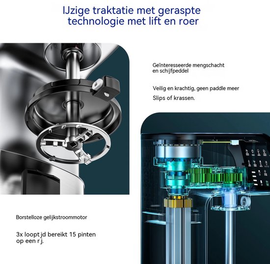 IcyTreat-11-in-1 ijsmachine - RVS-automatisch-voor sorbet/milkshake/frozen yoghurt, 3 gezinsbakken van Tritan, makkelijk reinigbaar — afbeelding 2