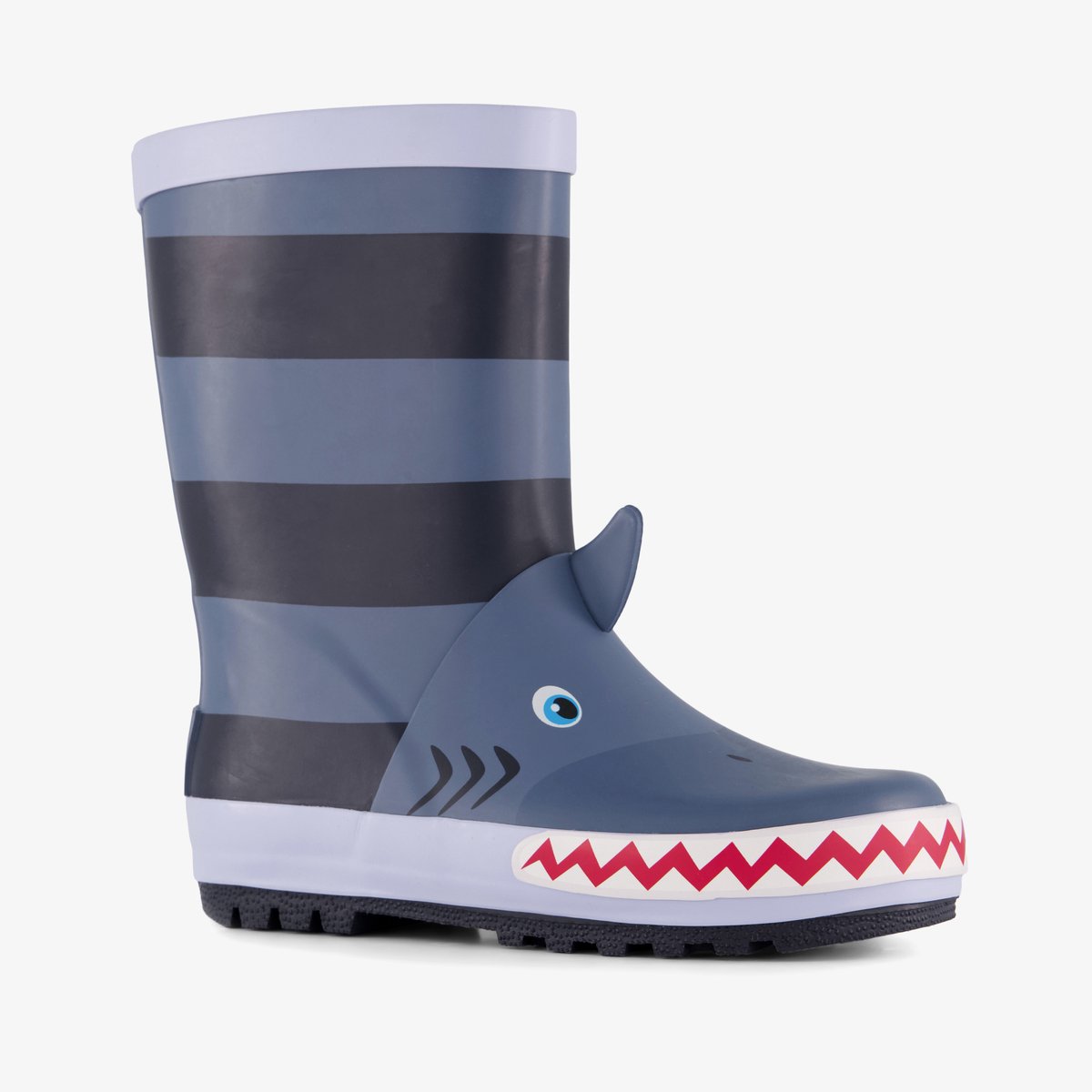 Mountain Peak kinder regenlaarzen met haaienkop - Blauw - 100% stof- en waterdicht - Maat 29